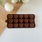 15-Piece Broken Heart Silicone Chocolate Mold